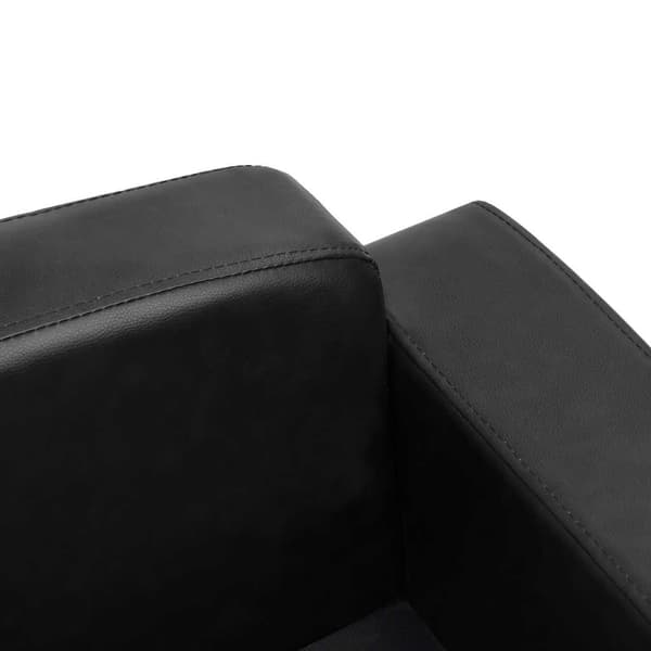 vidaXL hundesofa sort 80x50x40 cm kunstlæder