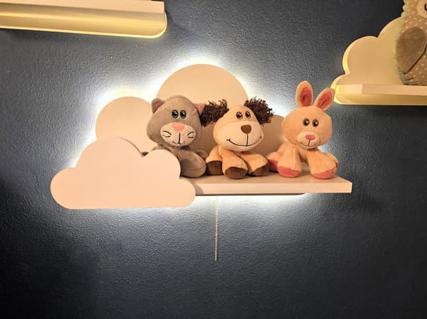 Laguna Prestige Cloud-hylder med lampefunktion