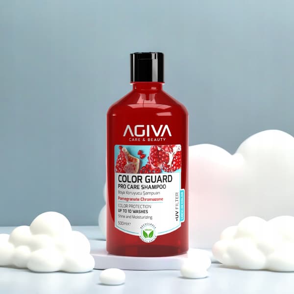 Agiva - shampoo til farvet hår med granatæble 400 ml