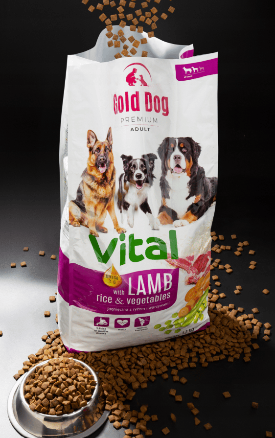 Gold Dog Vital Premium torrfoder för hundar 12 kg