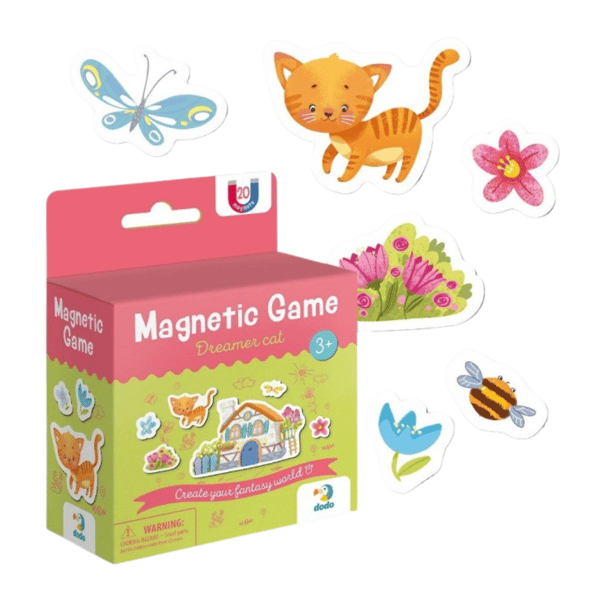 Magnetiskt spel Kitty Dreamer 20 bitar färgglada magneter