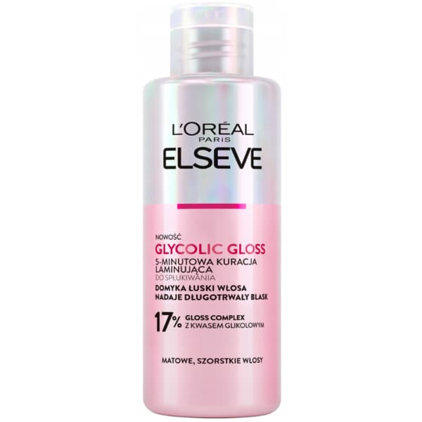 L'Oréal Elseve Glycolic Gloss 5-min. afskylningsbar lamineringsbehandling 200 ml