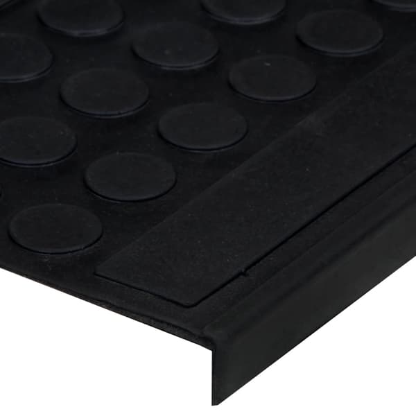 vidaXL Trappsteg, 5 st, 25x75 cm, gummi