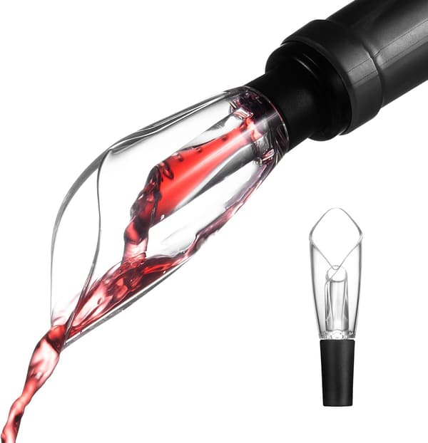 ALKOHOLFLASKDISPENSER MED TRANSPARENT GUMMIKÅL 13 CM