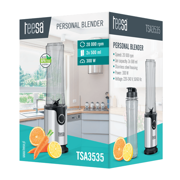 Personlig blender Teesa med to kopper