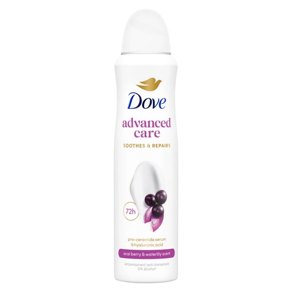 DOVE SPRAY ACAIBERY och WATERLILY 150ml