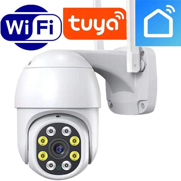 Tuya Google roterande smartkamera för utomhusbruk