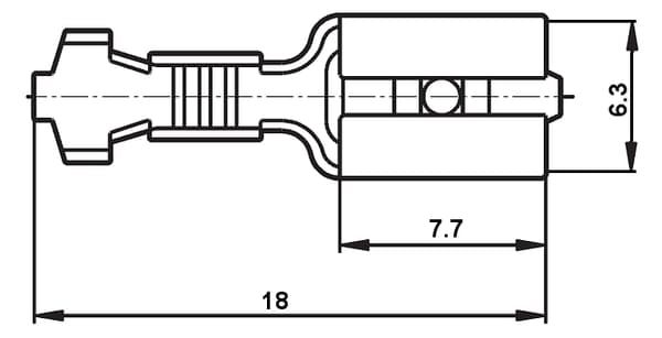 Hunstik KSG-6,3/2,5*P100