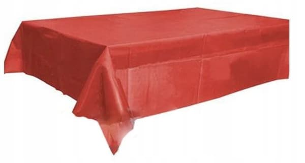 Foliedukning 120x140 cm röd 1 st.