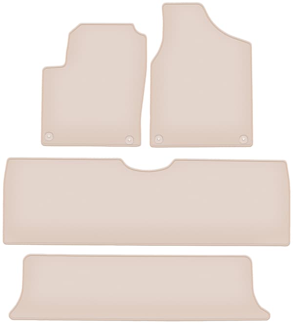 Premium beige bilmåtter til: Volkswagen Sharan I minivan 1995-2010