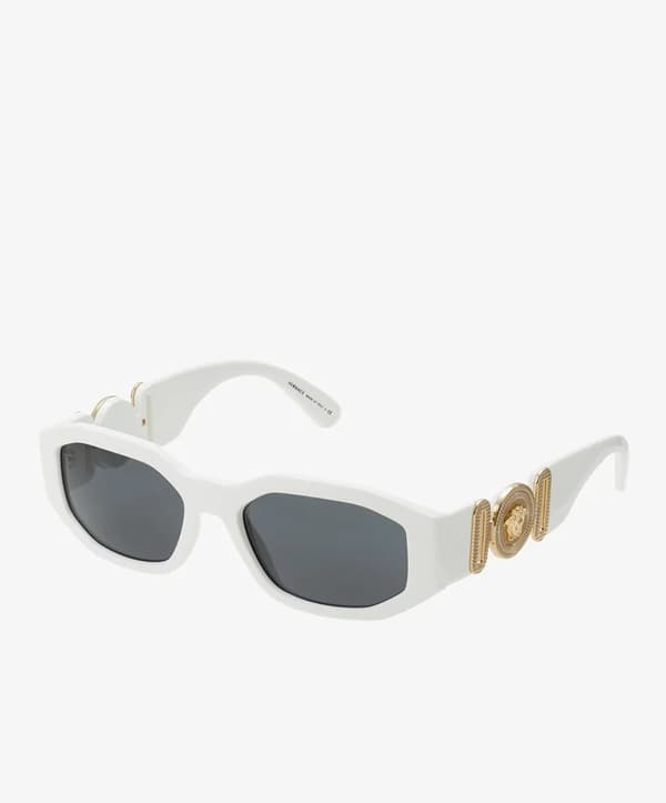 VERSACE HVIDE SOLBRILLER MED LOGO 0AXD2_D*