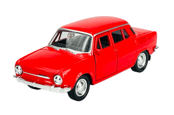 WELLY SKODA 100 PUNAINEN 1:34 43804