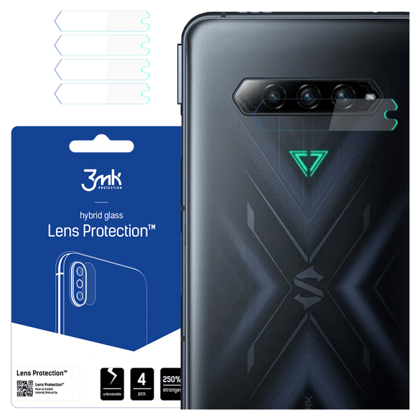 Xiaomi Black Shark 4 Pro 5G - 3mk linsebeskyttelse