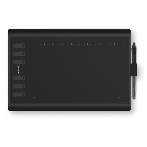 Huion H1060P -grafiikkatabletti, 250 x 160 mm, 8192 tasoa