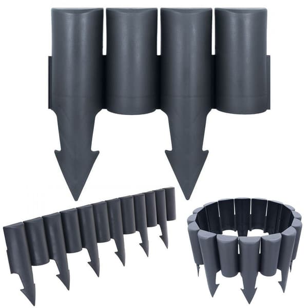 Havepalisade grafit 25 cm