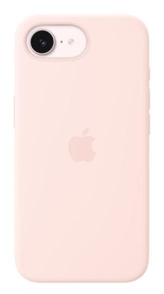 APPLEn silikonikuori MagSafella iPhone 17e:lle, vaaleanpunainen