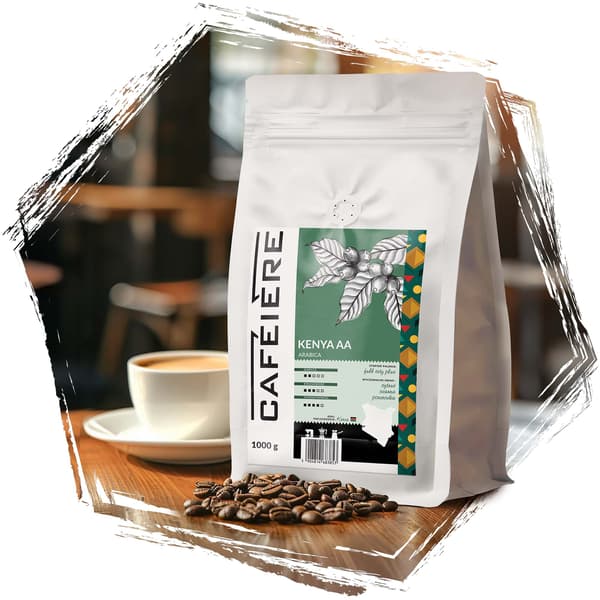 Kaffebönor CAFEIERE Arabica Kenya AA 1kg