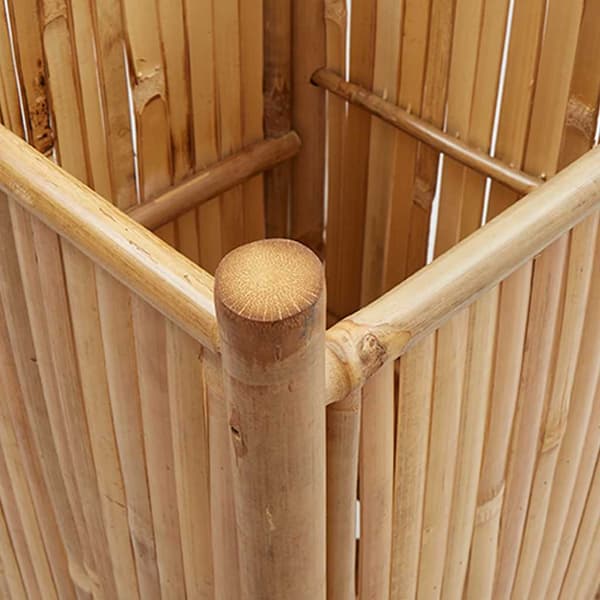 vidaXL Urtepotte, 40x40x80 cm, Bambus