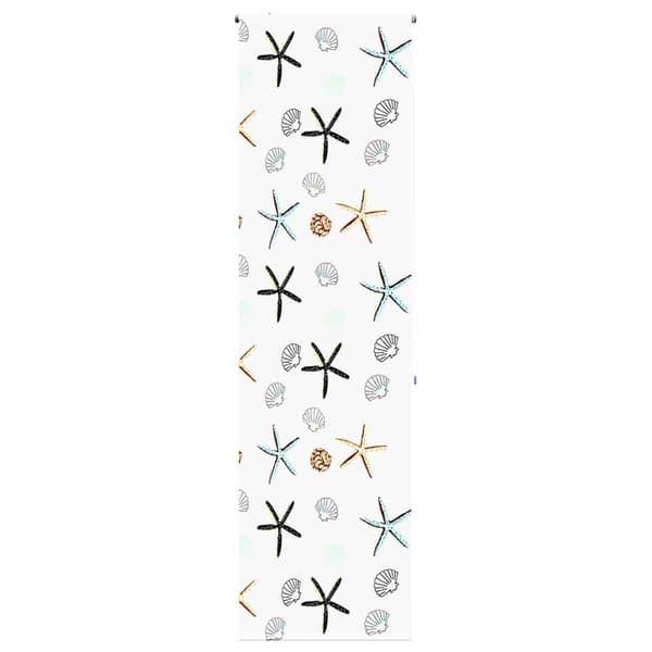 vidaXL Duschrullgardin 70x240 cm Tygbredd 66 cm