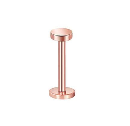 Labret-ring platt roséguld - LGW-004 1.2/6/3