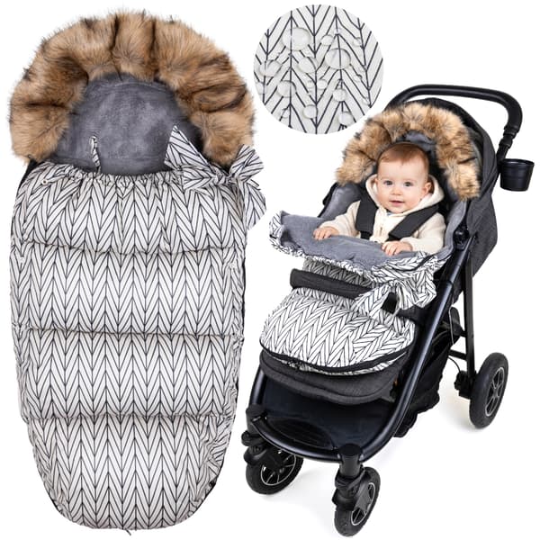Vintersovsäck, varm, fyllig, för pulkor, för bilbarnstolar, mjuk sovsäck