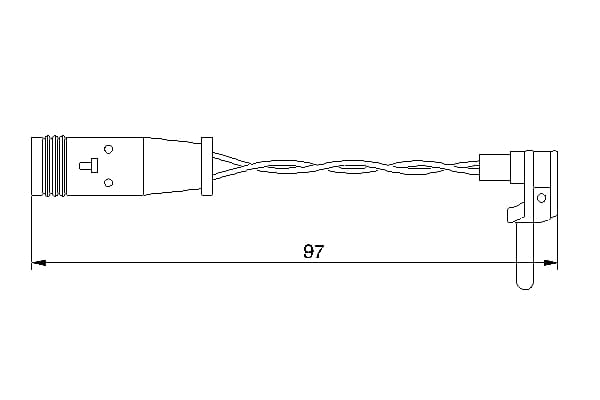 SLITSENSOR BROMSBELÄGG 1987474966 BOSCH