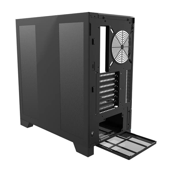 Darkflash DY450 Fläktlös datorlåda (Svart)
