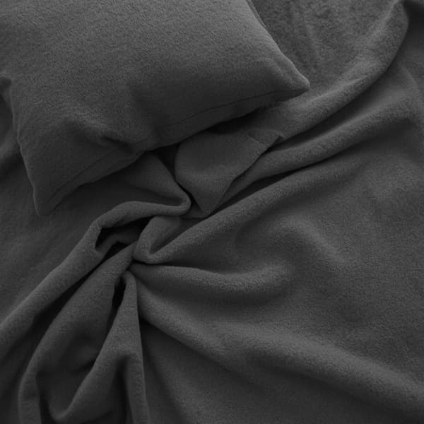 Lagen Thermosoft fleece grå 180x200