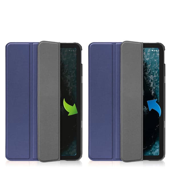 Smartfodral till Nokia T20 (svart)