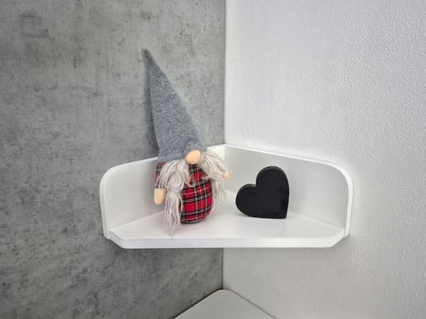 Hörnhylla, rak, för hörn, vardagsrum, sovrum