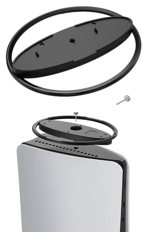 Metallställ Vertikalt stativ för PlayStation 5 PS5 FAT / Slim / Pro