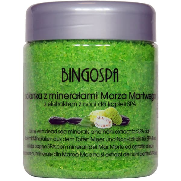 Saltlage med Dødehavsmineraler og Nonijuiceekstrakt, bingospa