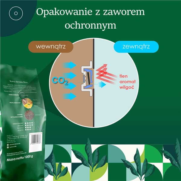 Kaffe QC 1 kg SO Peru Kvalitet 1
