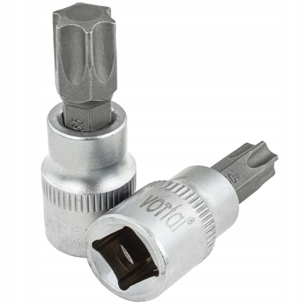 Sæt Torx-bits på skinne 1/4 3/8 T8-T55