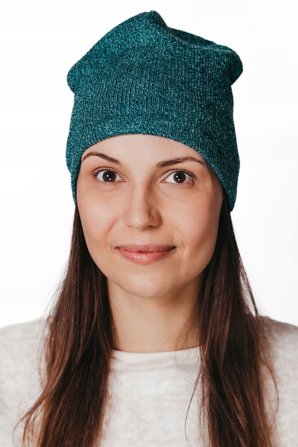 Justynka klassisk nautisk mössa med foder, även efter cellgiftsbehandling
