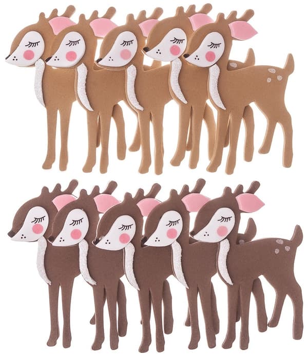 3D-vaahtomuovitarrat BAMBI PERO 10 kpl.