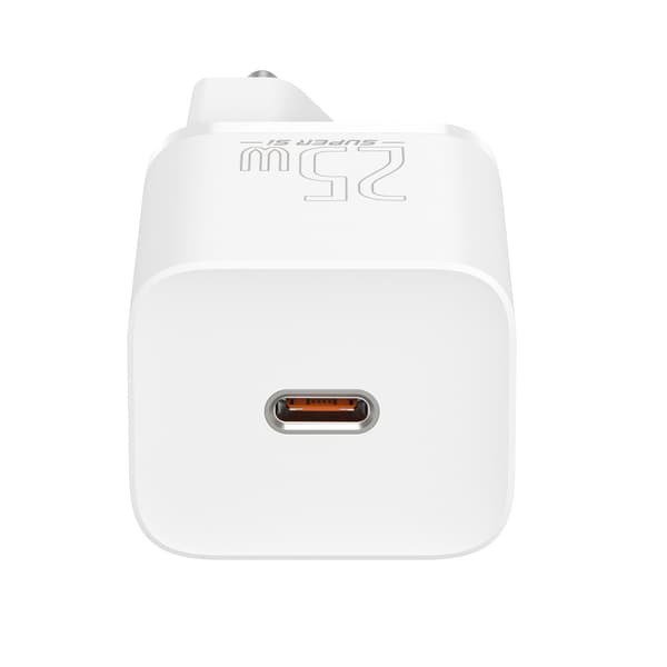 Baseus Super Si snabbladdare 1C 25W (vit)