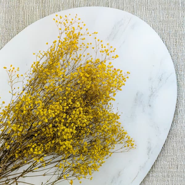 Stabiliserad Gypsophila - Pastellgul