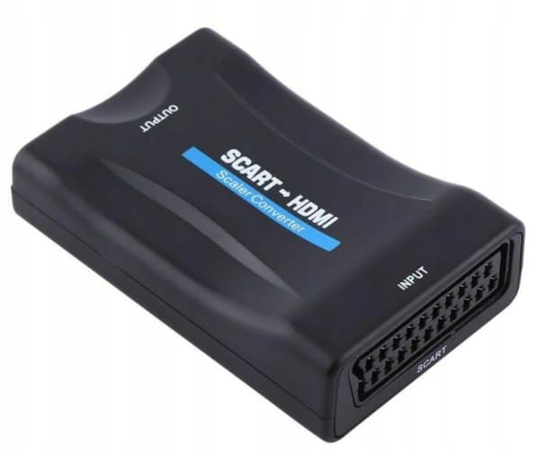 SCART TIL HDMI AV EURO FULL HD KONVERTER ADAPTER
