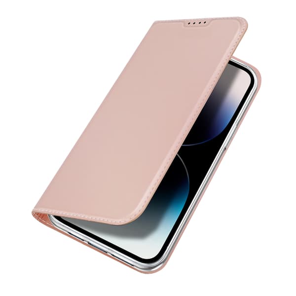 Dux Ducis Skin Pro iPhone 15 Pro Max Etui med Flip og Pung - Lyserød