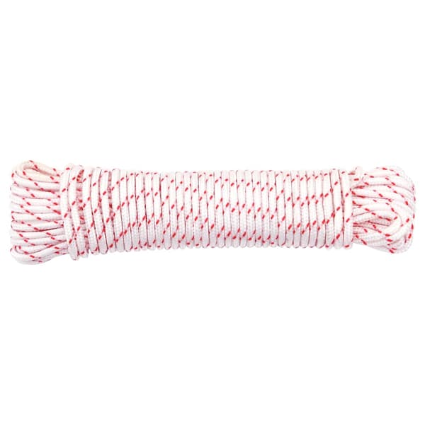 vidaXL Startrep vitt och rött Ø3 mm 10 m nylon