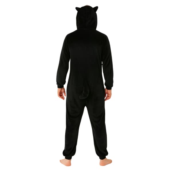 Kigurumi Pyjamas Kostume Sort Husky M: 145 - 155cm