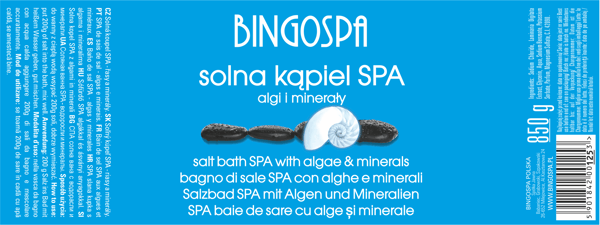 Suolakylpy - levää ja mineraaleja 850 g BINGOSPA