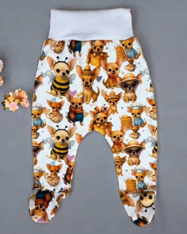98 ÄRMAR, TRYCKFRI BARNShorts, 100 % BOMULL, HUNDAR