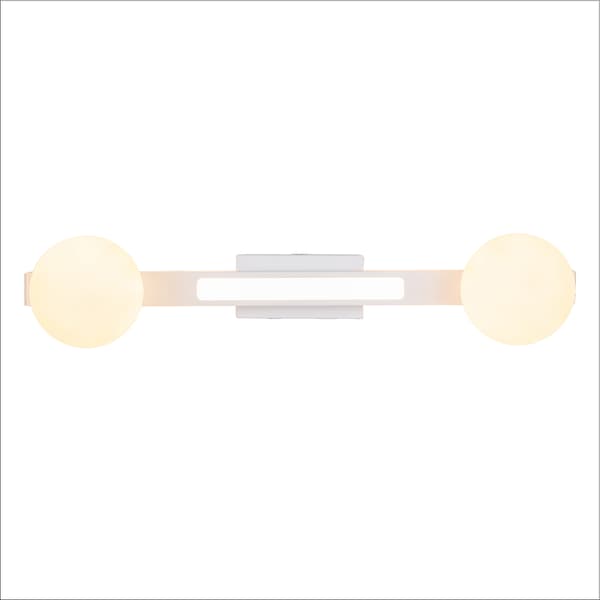 Vägglampa Magnet LED Vit Alu Milagro ML1137