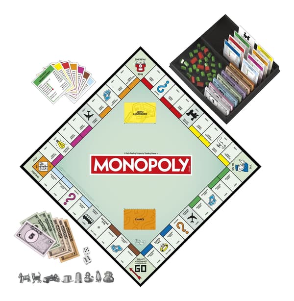 Hasbro G0009 Monopoly Classic -englanninkielinen