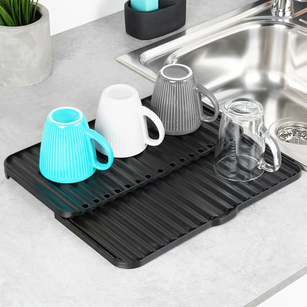 Fällbar matta för torkning av disk 37,5x 20,5/33 cm