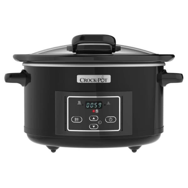 Crock-Pot CSC052X 4,7 l långkokare, digital panel, ekonomisk