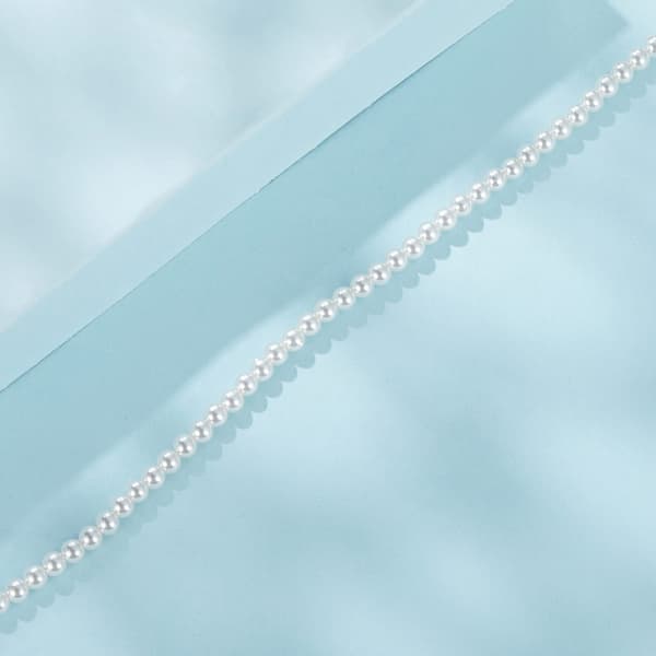Elegant silverarmband med snäckskalspärlor, 925 silver