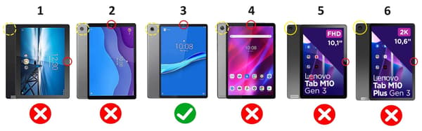 Härdat glas för Lenovo Tab M10 Plus 10.3 X606
